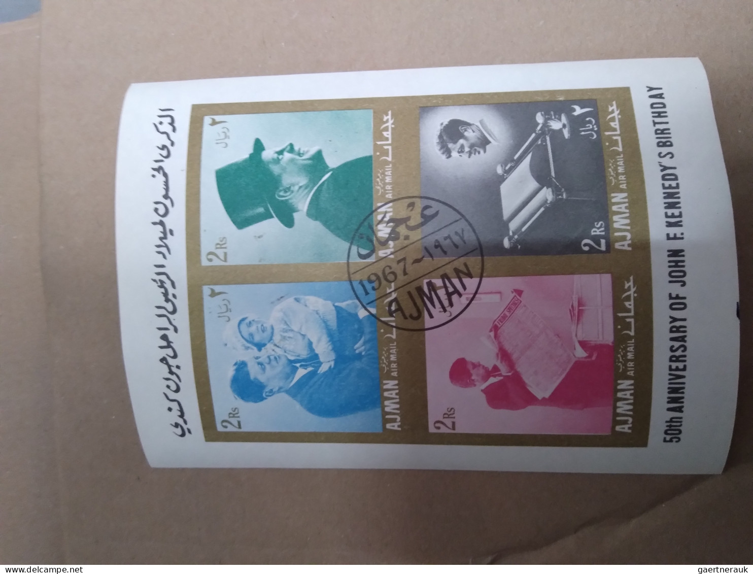 Middle East: "ARABIC WORLD" huge stock of stamps and a lot of Epreuves, proofs,