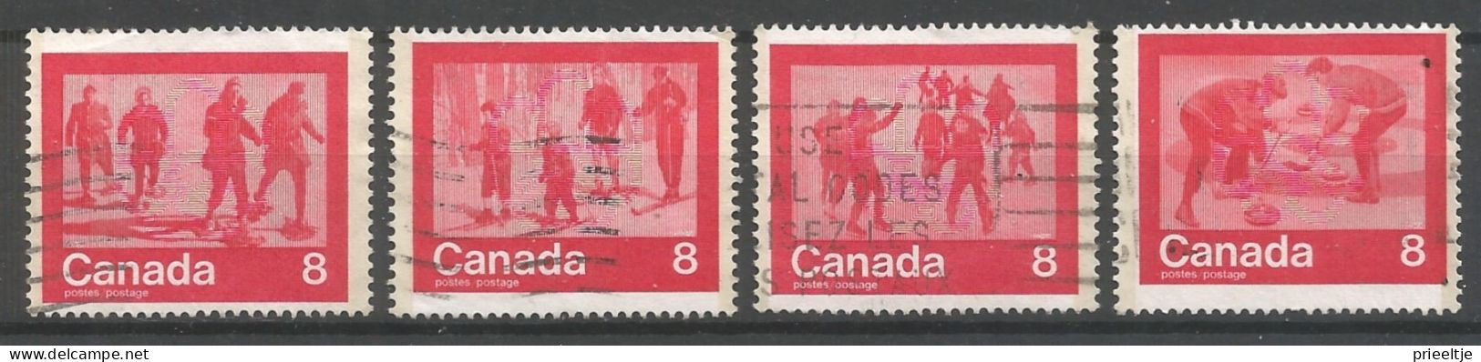 Canada 1974 Ol. Games Montreal Y.T. 544/547 (0) - Oblitérés