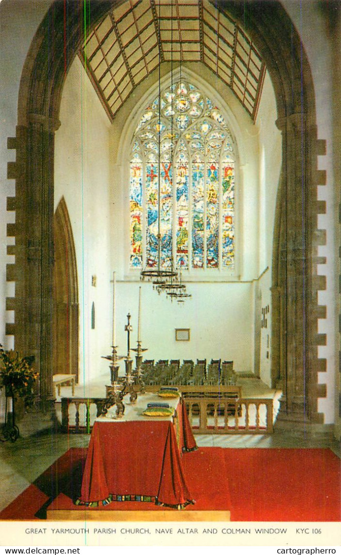 United Kingdom England Great Yarmouth Parish Church Nave Altar - Great Yarmouth