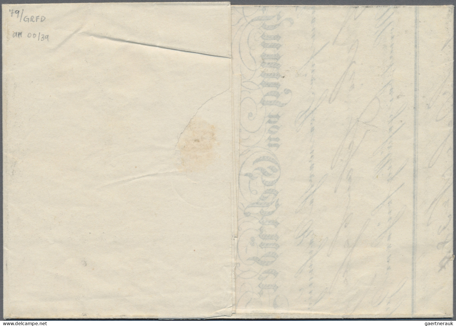 Bayern - Marken Und Briefe: 1849, 6 Kr. Braun, Typ I, Oben Mit Doppelten Trennun - Other & Unclassified