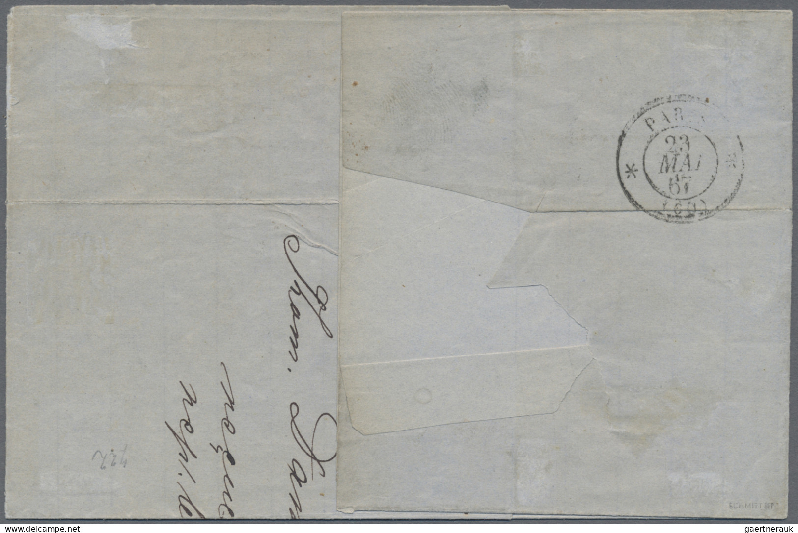 Bayern - Marken Und Briefe: 1862, 12 Kr. Grün, Entwertet Mit Geschlossenem Mühlr - Other & Unclassified