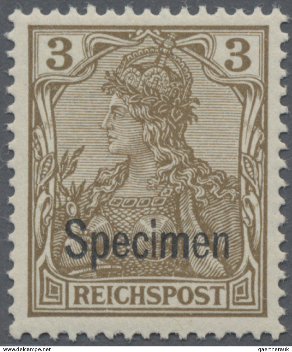 Deutsches Reich - Germania: 1900 Kompletter Satz Von 2 Pf. Bis 80 Pf. Mit Aufdru - Neufs