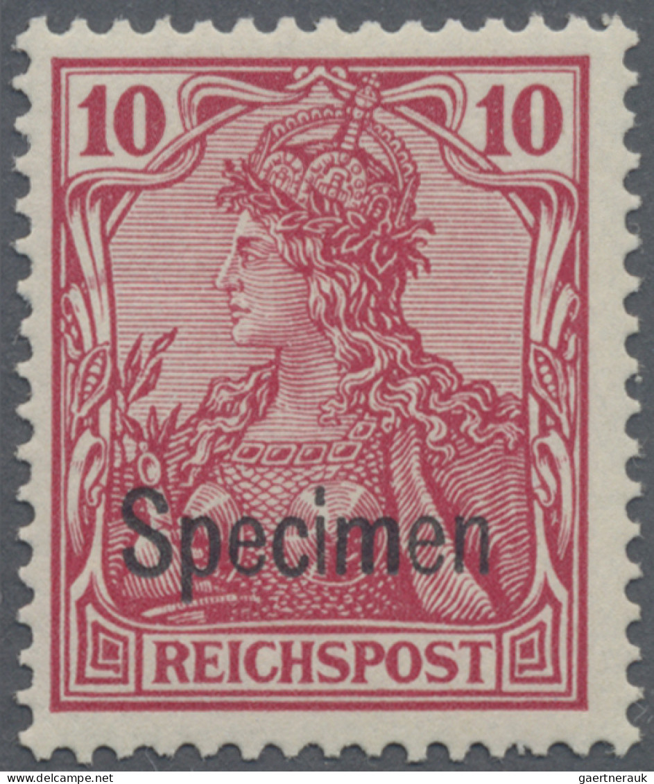 Deutsches Reich - Germania: 1900 Kompletter Satz Von 2 Pf. Bis 80 Pf. Mit Aufdru - Nuovi