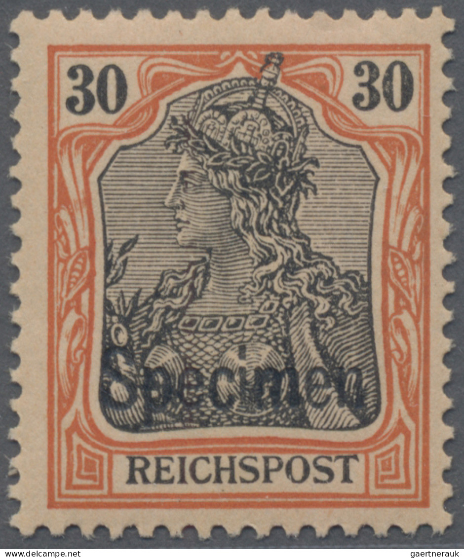 Deutsches Reich - Germania: 1900 Kompletter Satz von 2 Pf. bis 80 Pf. mit Aufdru