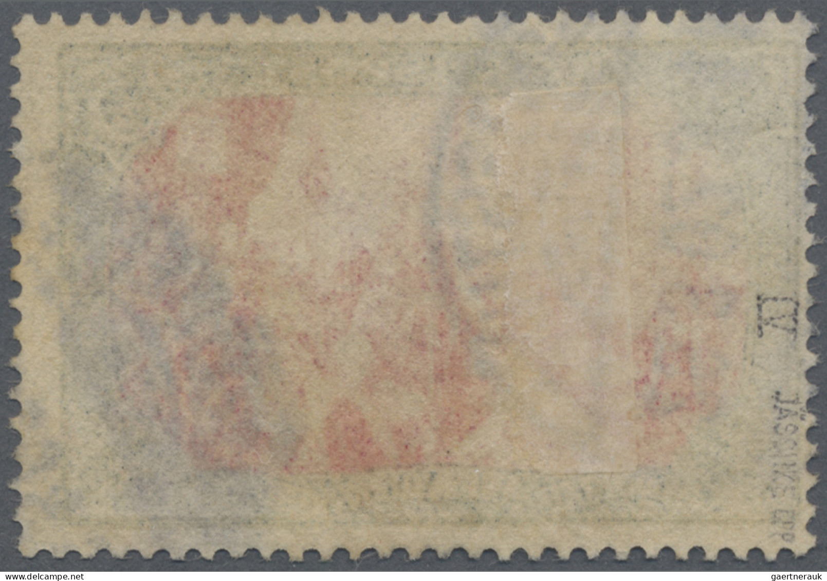 Deutsches Reich - Germania: 1900 "REICHSPOST" 5 M. Grünschwarz/rot In Type IV (T - Oblitérés