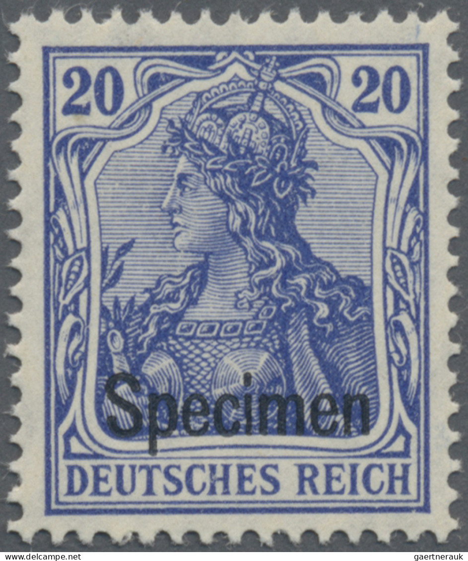 Deutsches Reich - Germania: 1909 Kompletter Satz Von 10 Werten Im Friedensdruck - Unused Stamps