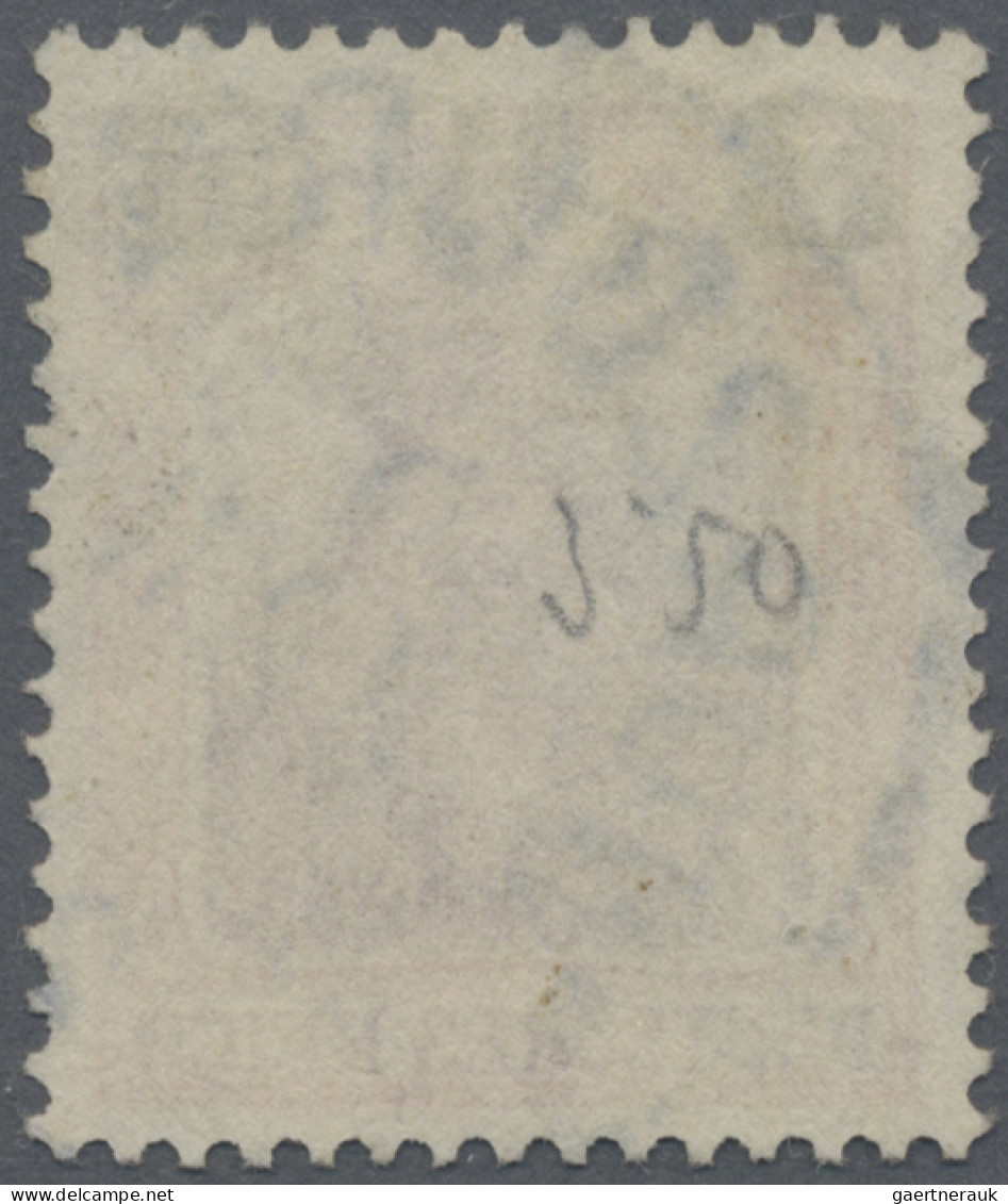 Deutsches Reich - Germania: 1921 3 M. Auf 1¼ M. Karminrot/dunkelkarminlila Mit S - Used Stamps