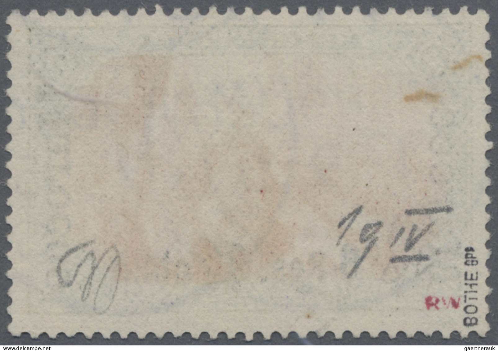 Deutsche Post In Marokko: 1900 "6 Pes. 25 Cts." (sog. Dünner Aufdruck) Auf 5 M. - Marruecos (oficinas)