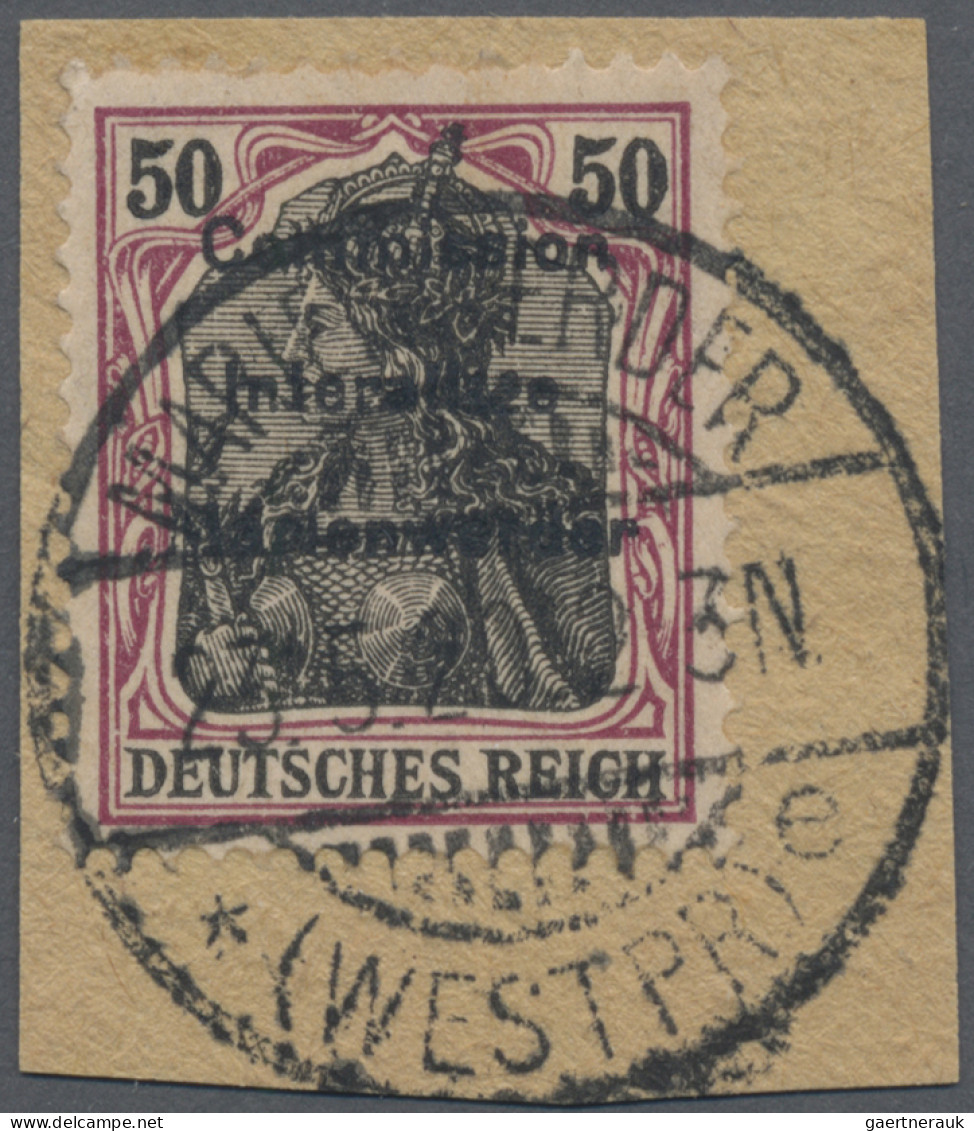 Deutsche Abstimmungsgebiete: Marienwerder: 1920 Germania 50 (Pf) Dunkelgraulila/ - Sonstige & Ohne Zuordnung