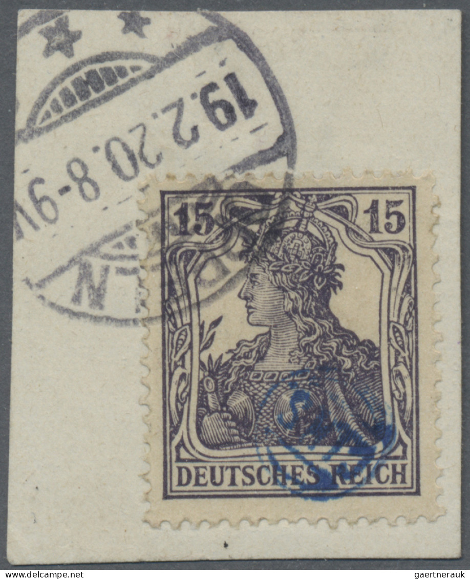 Deutsche Abstimmungsgebiete: Oberschlesien: 1920 "Oppelner Notausgabe": KOMPLETT