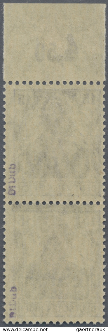 Deutsche Abstimmungsgebiete: Saargebiet: 1920 15 (Pf) Hellgrauviolett Im Senkrec - Unused Stamps