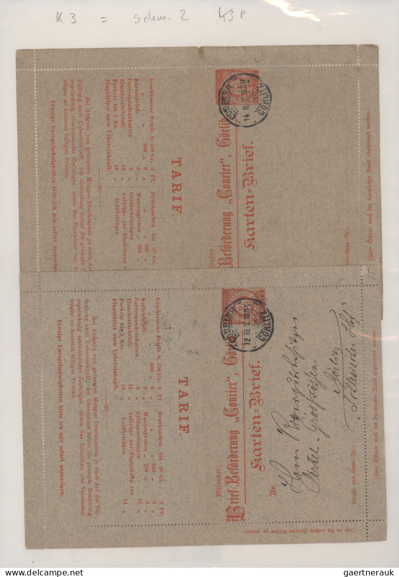 Deutsches Reich - Privatpost (Stadtpost): 1886/1900, GÖRLITZ/Express-Packet-Verk