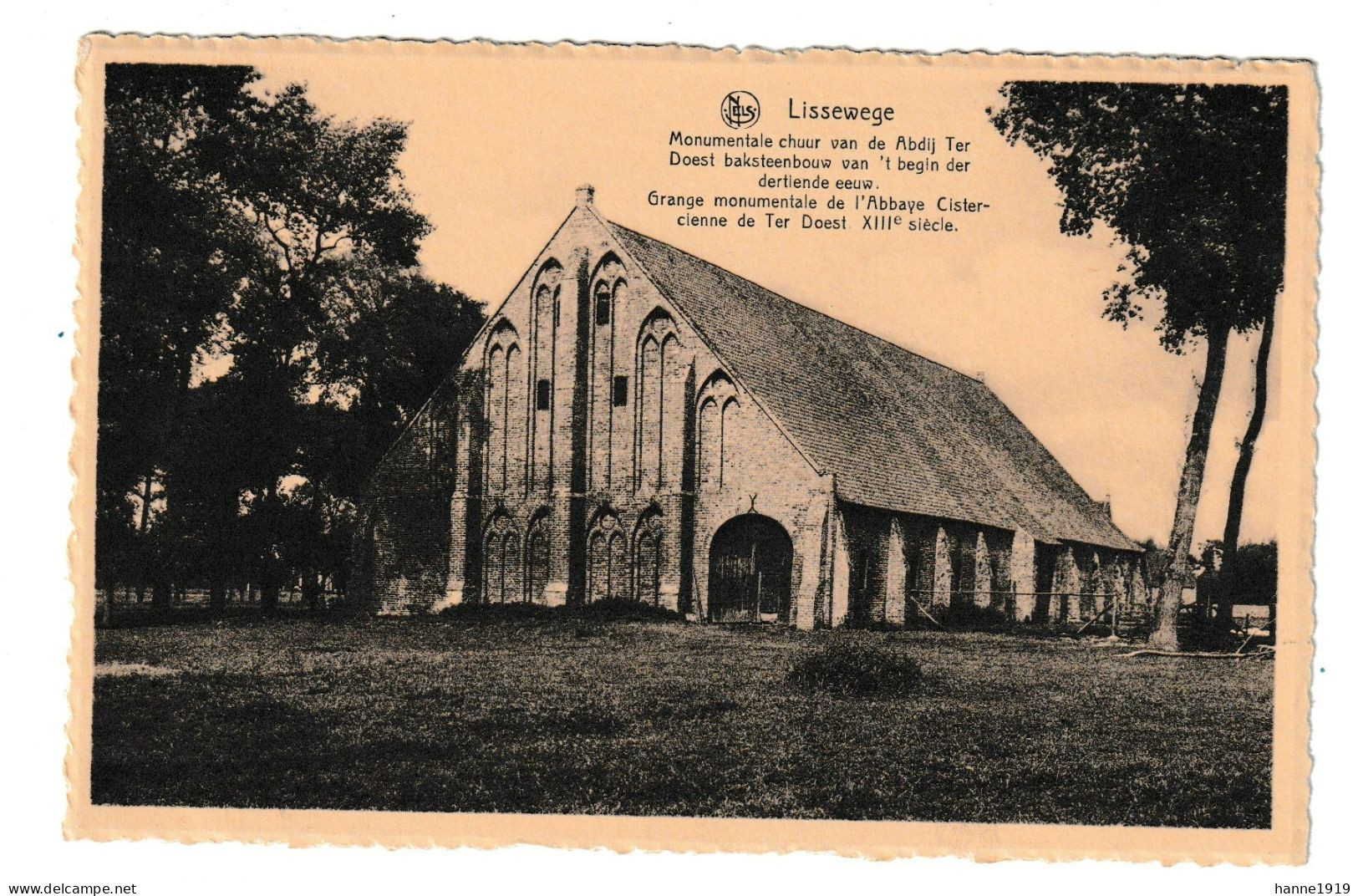 Lissewege Abdij Ter Doest Monumentale Schuur Htje - Damme