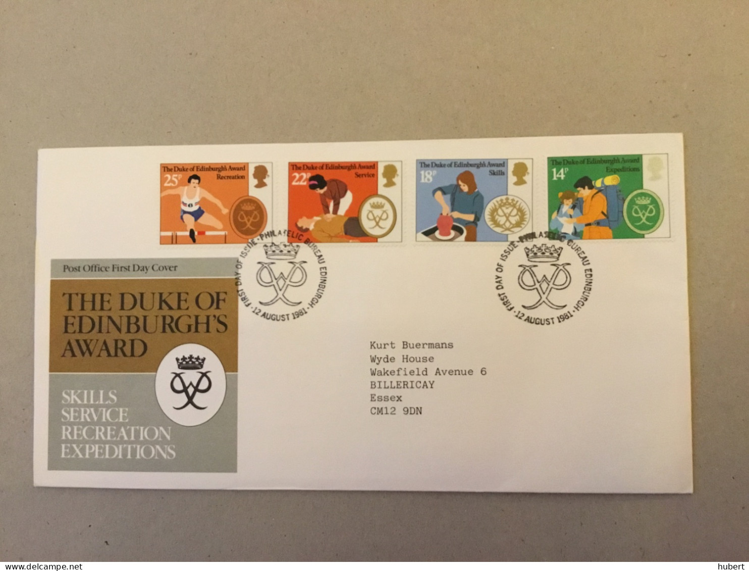 Grande-Bretagne  FDC The Duke Of Edinburgh’s Award 1981 - 1981-1990 Decimal Issues