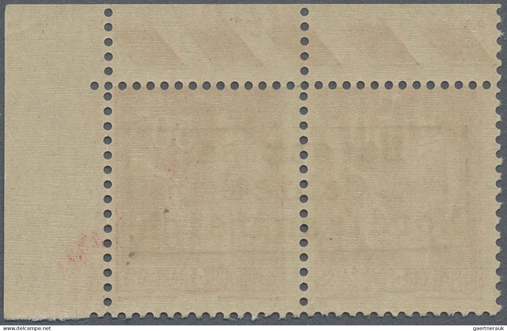 Dt. Besetzung II WK - Frankreich - Dünkirchen: 1940, Freimarkenausgabe Friedensa - Bezetting 1938-45