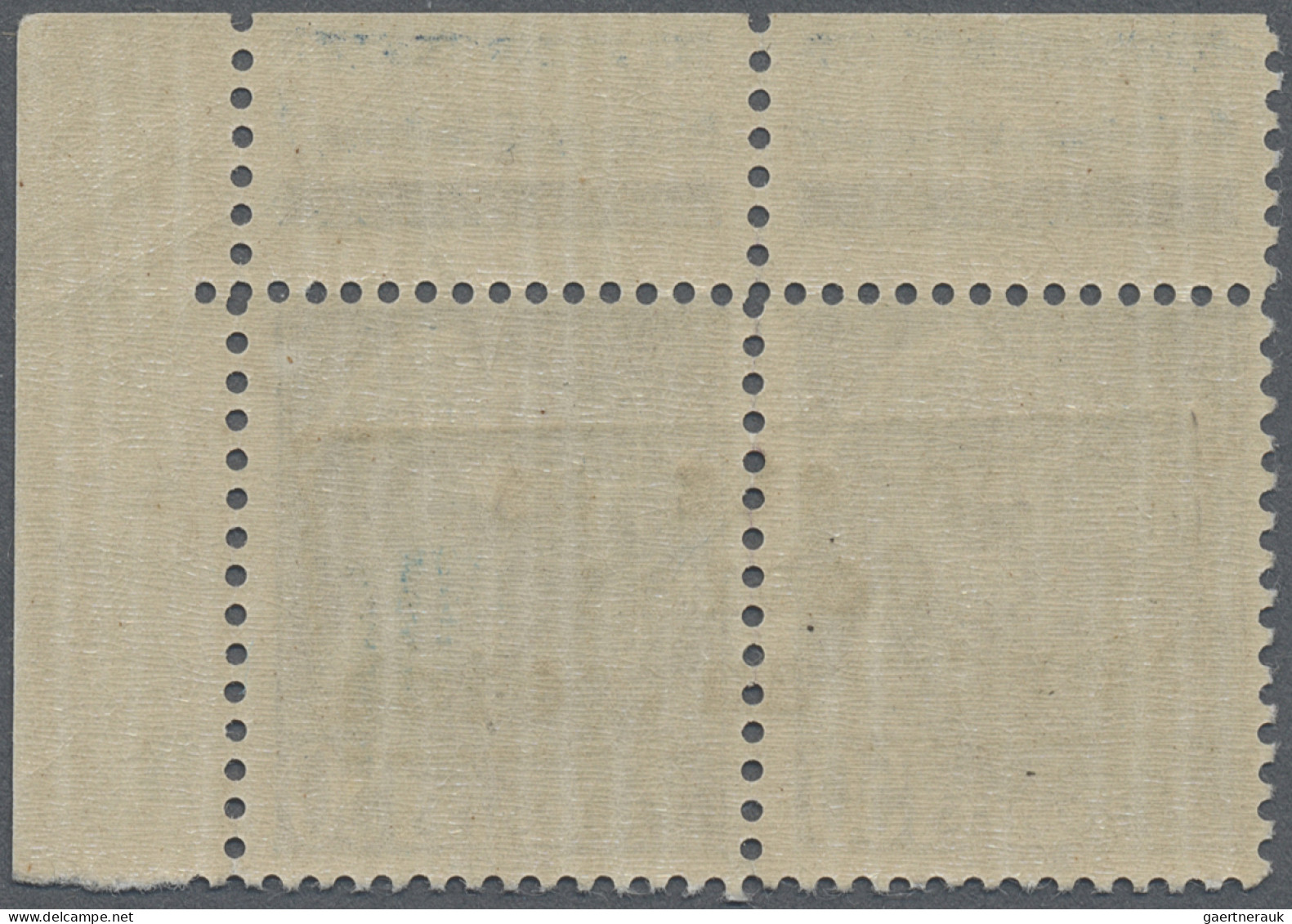 Dt. Besetzung II WK - Frankreich - Dünkirchen: 1940, Freimarkenausgabe "Merkurko - Ocupación 1938 – 45