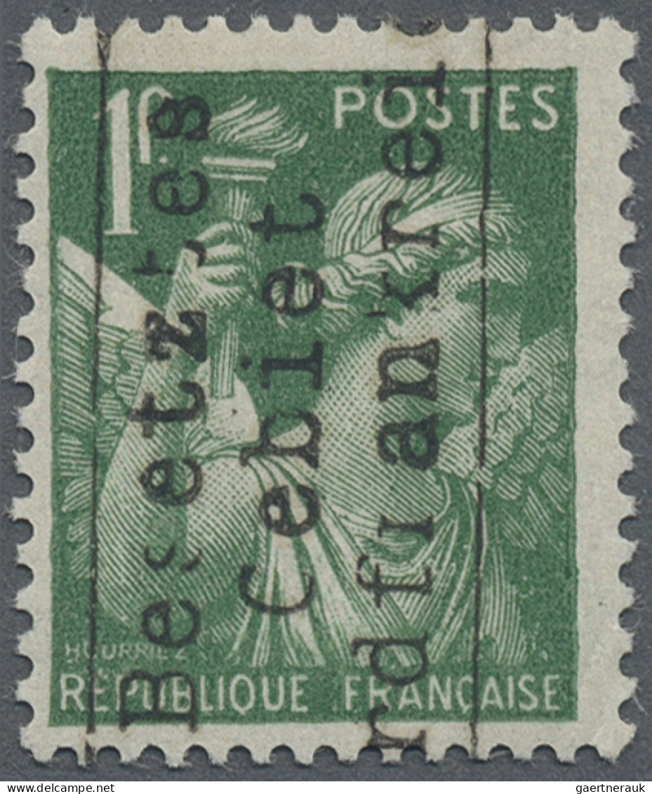 Dt. Besetzung II WK - Frankreich - Dünkirchen: 1940, Freimarkenausgabe "Iris" 1 - Occupazione 1938 – 45