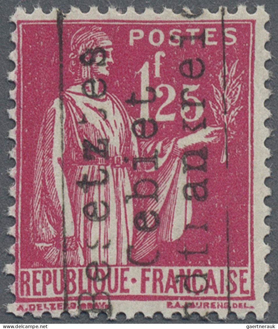 Dt. Besetzung II WK - Frankreich - Dünkirchen: 1940, Freimarkenausgabe "Friedens - Occupation 1938-45