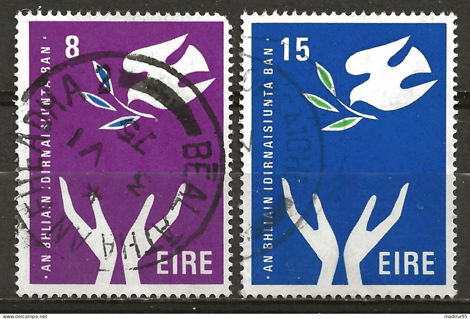 IRLANDE: Obl., N° YT 315 Et 316, B - Gebraucht