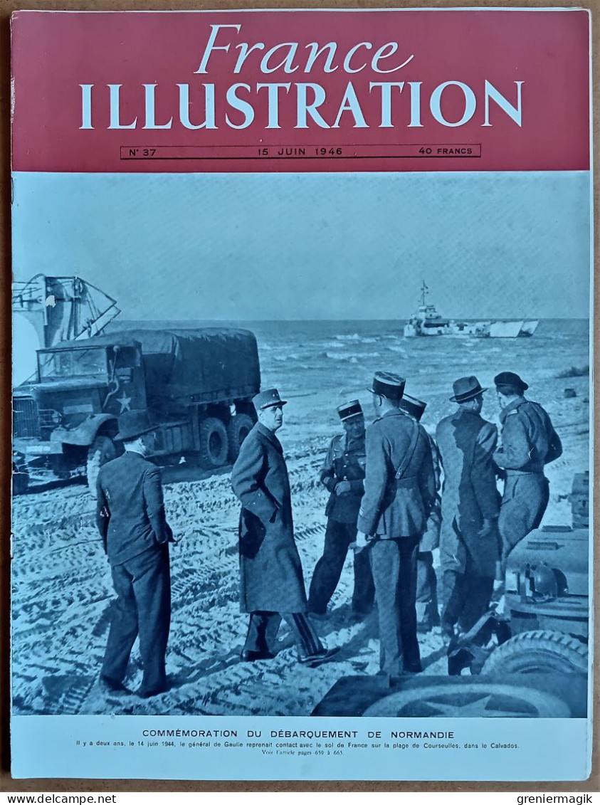 France Illustration 37 15/06/1946 Exécution Des Tortionnaires Du Camp De Dachau/Art Coréen/La France En Autriche/Narvik - General Issues