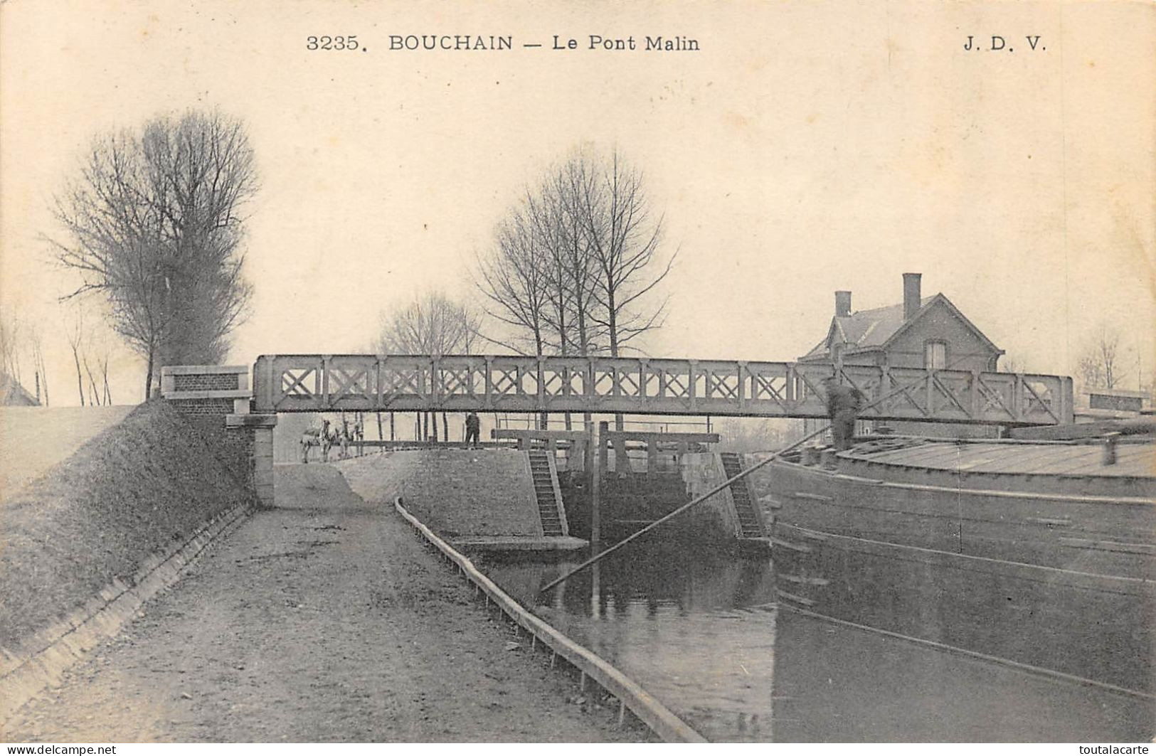 CPA 59 BOUCHAIN LE PONT MALIN - Bouchain