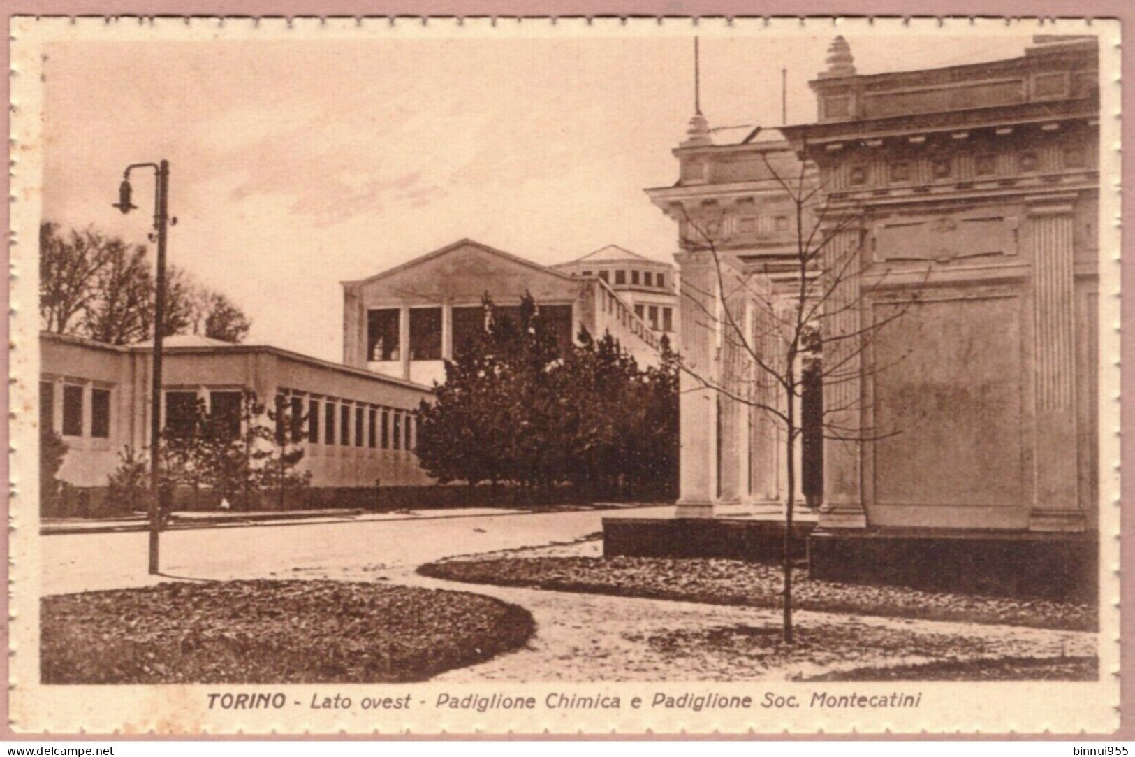 Cartolina Torino 1928 Padiglione Chimica E Soc. Montecatini - Non Viaggiata - Tentoonstellingen