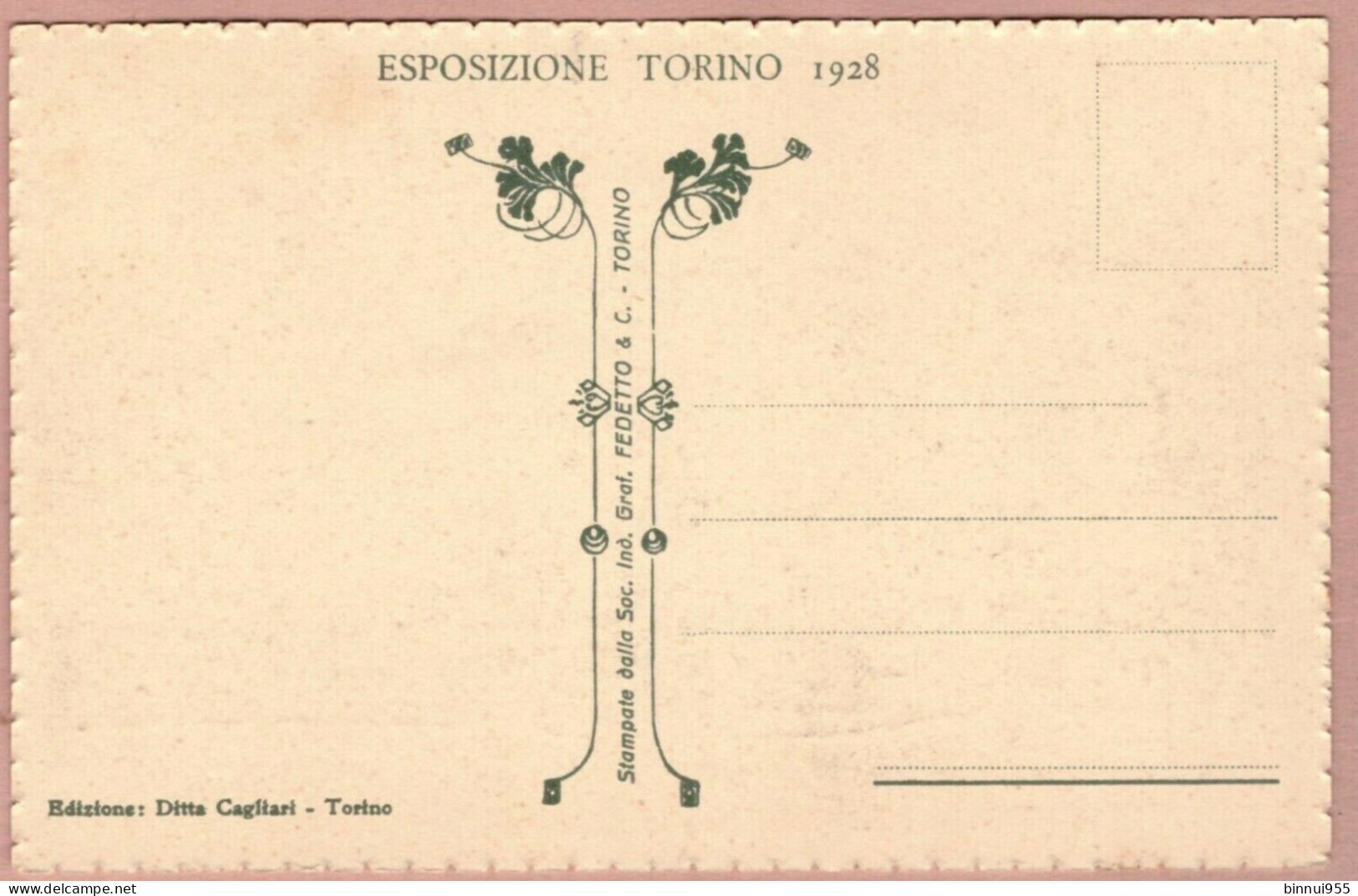 Cartolina Torino 1928 Padiglione Chimica E Soc. Montecatini - Non Viaggiata - Exhibitions