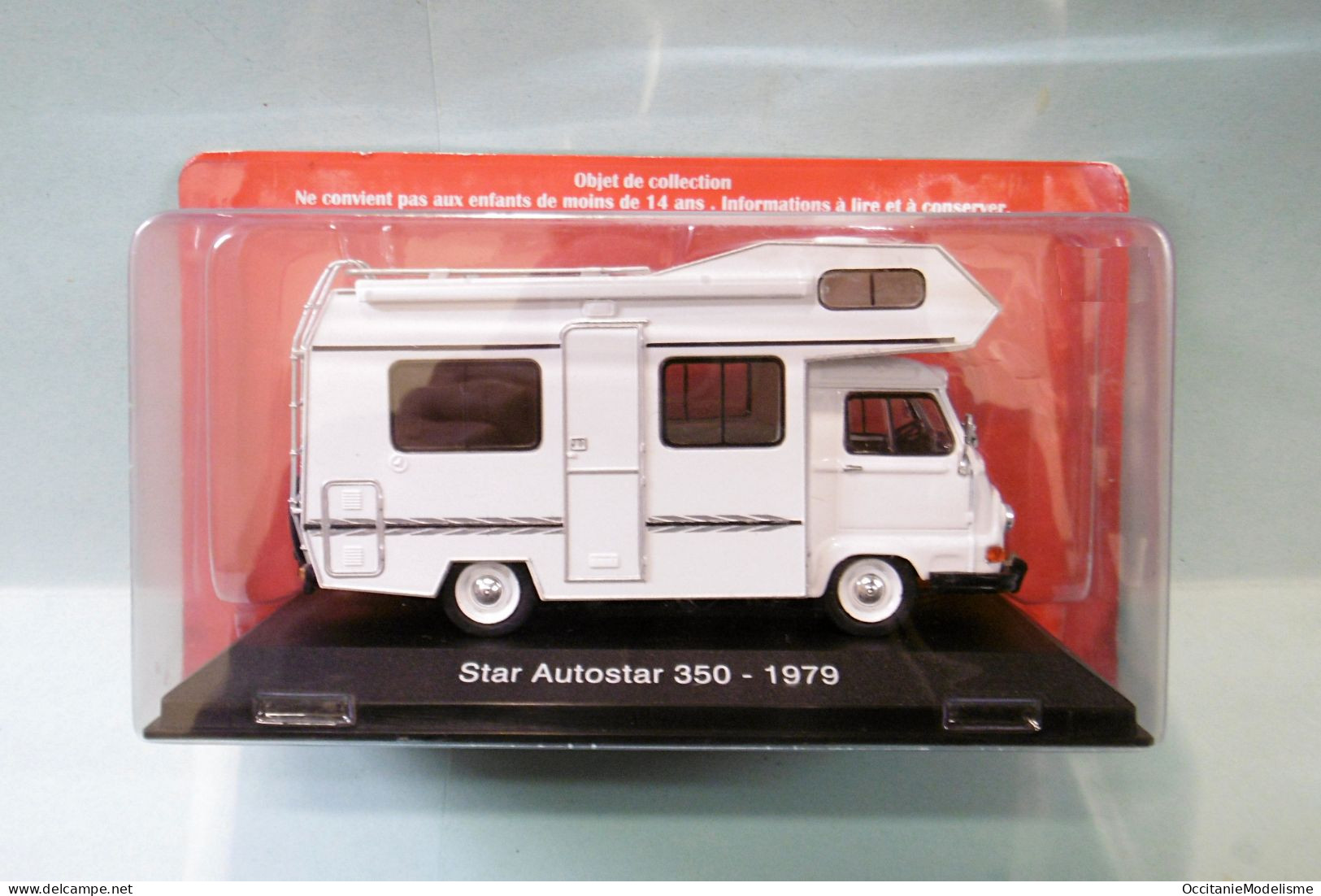 Hachette / Ixo - STAR AUTOSTAR 350 1979 Camping-Car Renault Estafette Neuf 1/43 - Utilitaires