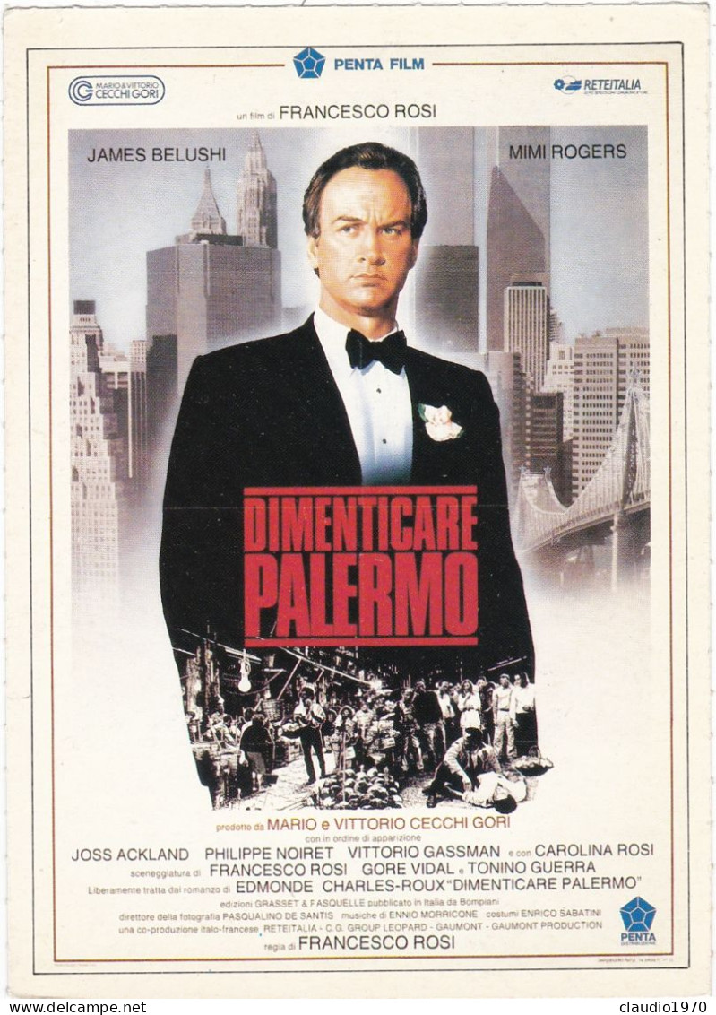 CINEMA - DIMENTICARE PALERMO - 1990 - PICCOLA LOCANDINA CM. 14X10 - Werbetrailer