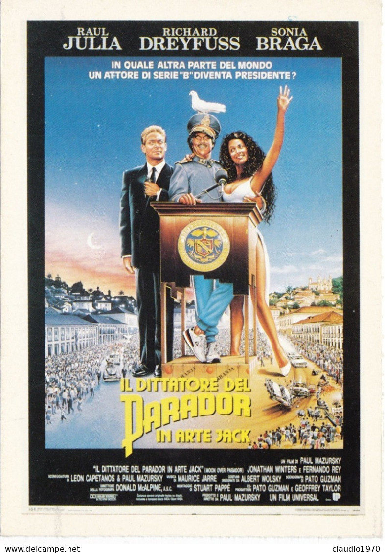 CINEMA - IL DITTATORE DEL PARADOR IN ARTE JACK - 1988 - PICCOLA LOCANDINA CM. 14X10 - Publicidad