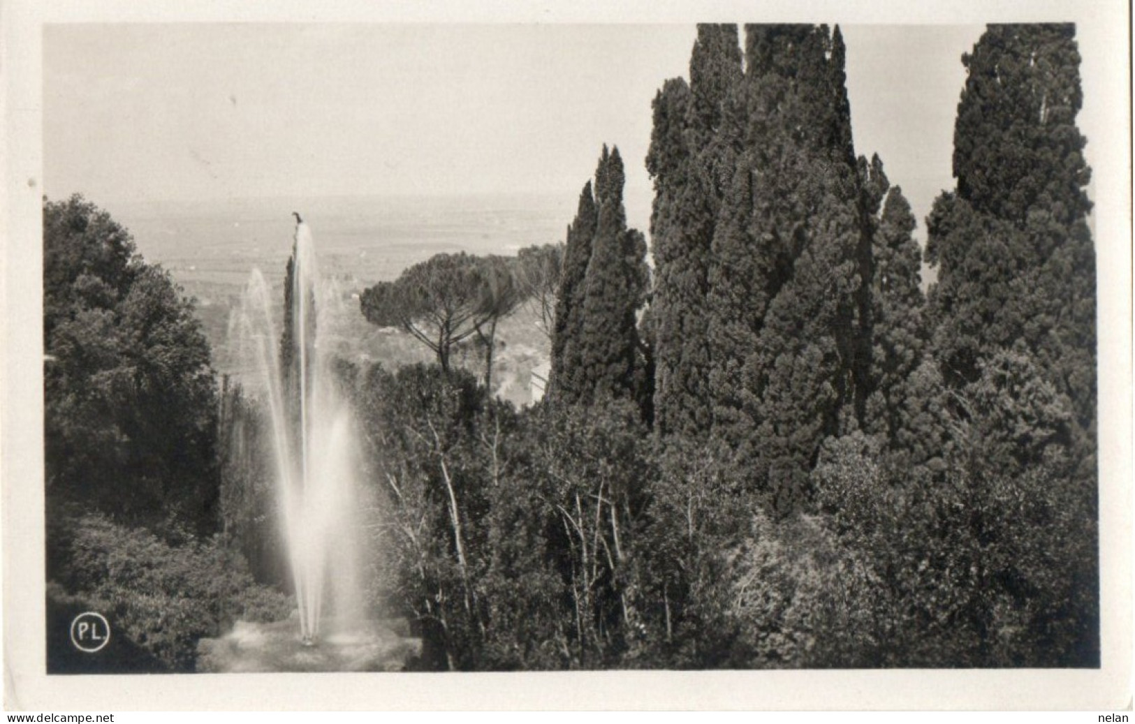 TIVOLI - VILLA D ESTE - FONTANA DEL BICCHIERONE E CIPRESSI - F.P. - Tivoli