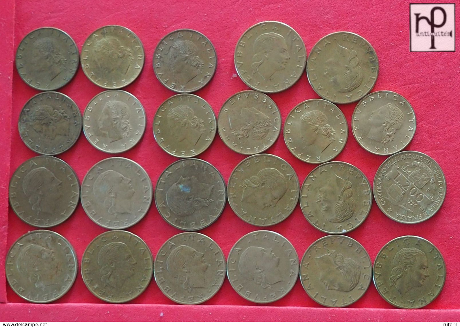 ITALY  - LOT - 23 COINS - 2 SCANS  - (Nº58000) - Collections & Lots