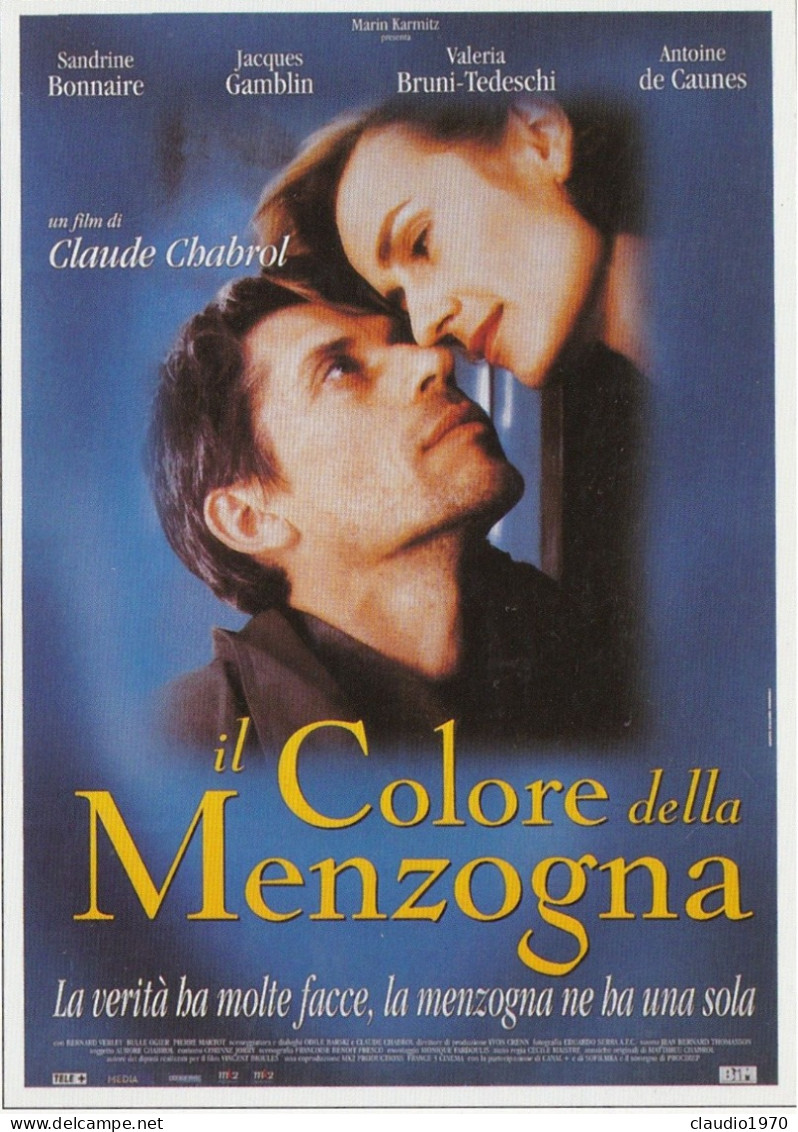 CINEMA -  IL COLORE DELLA MEZOGNA - 1998 - PICCOLA LOCANDINA CM. 14X10 - Bioscoopreclame