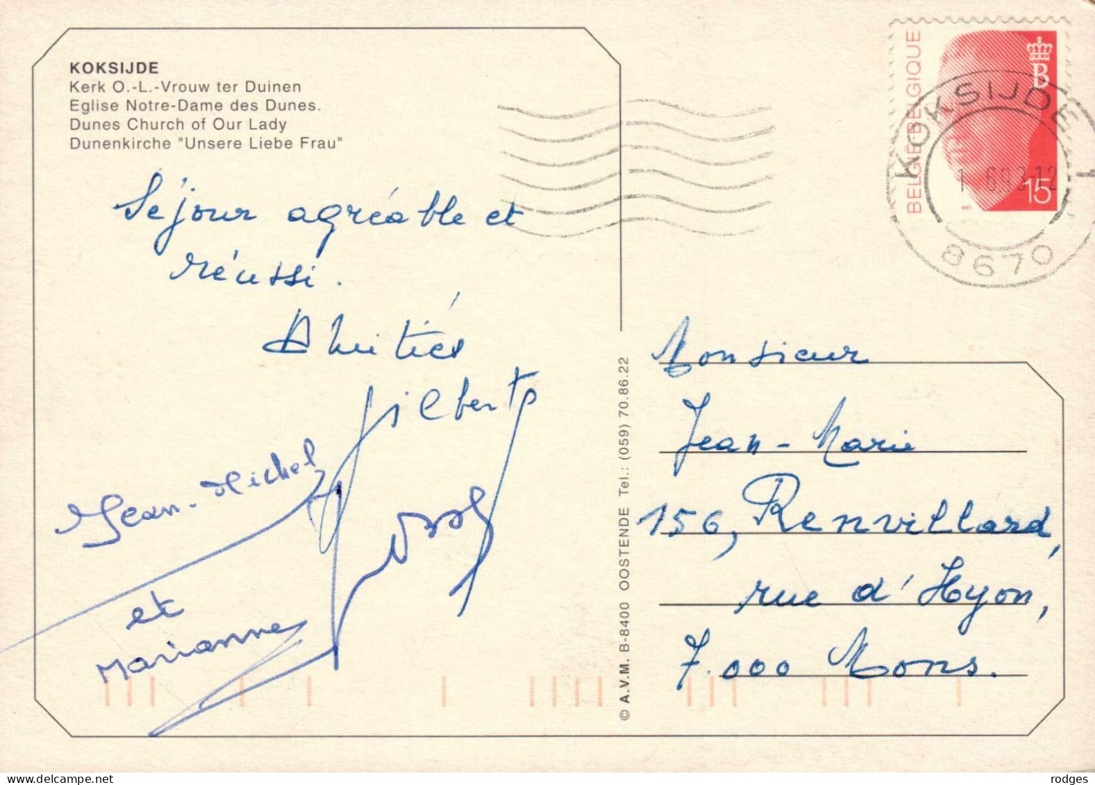 BELGIQUE , LOT de 15 cp OOSTENDE, BRUGGE,VEVES,BRUXELLES,BOHAN,KOKSIJDE,NAMUR,BLANKENBERGE (002)