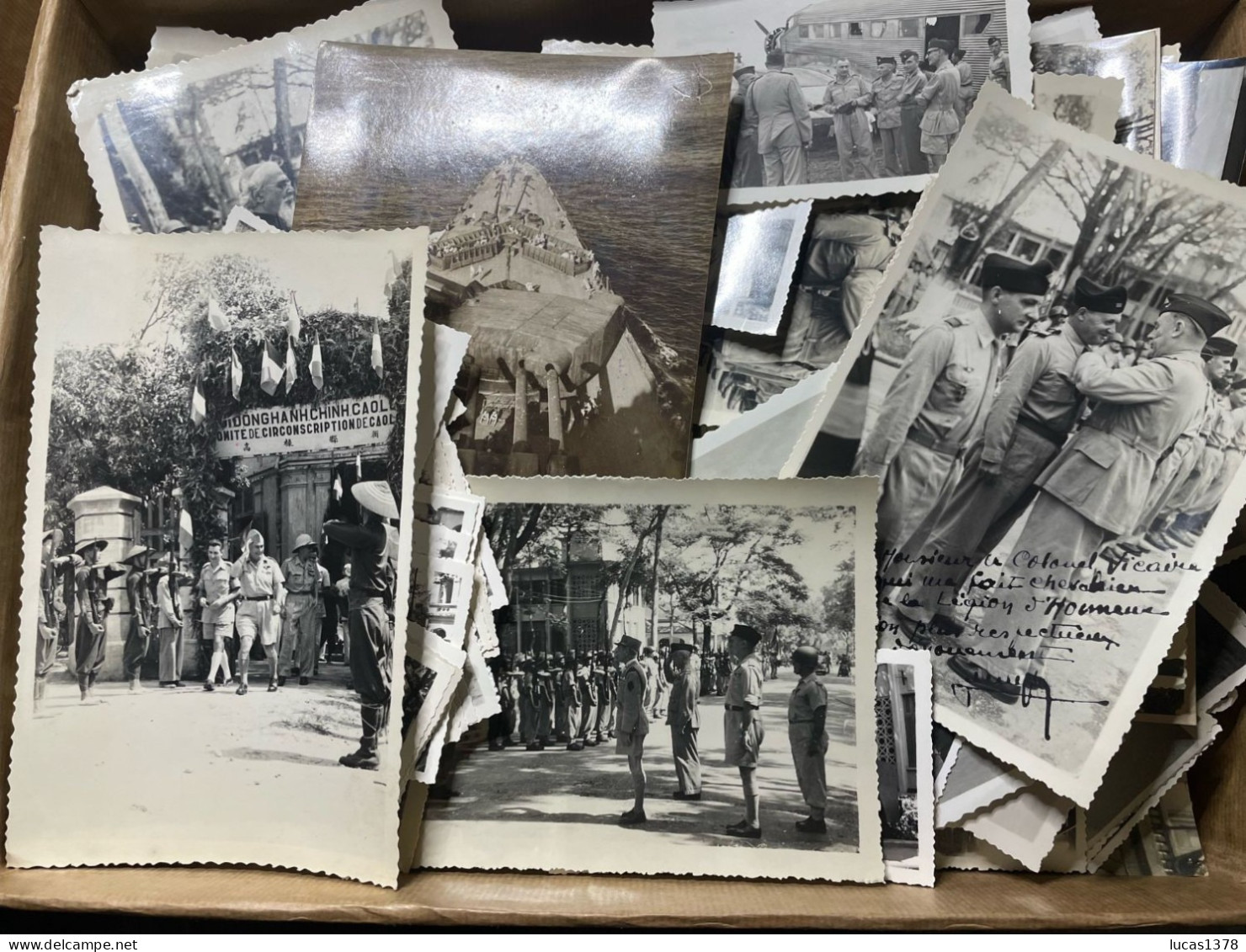 LOT EXCEPTIONNEL / ARCHIVES PHOTOS INDOCHINE 1945.1948 DU COLONEL VICAIRE  / DES CENTAINES VOIR MILLIERS DE PHOTOS / - War, Military