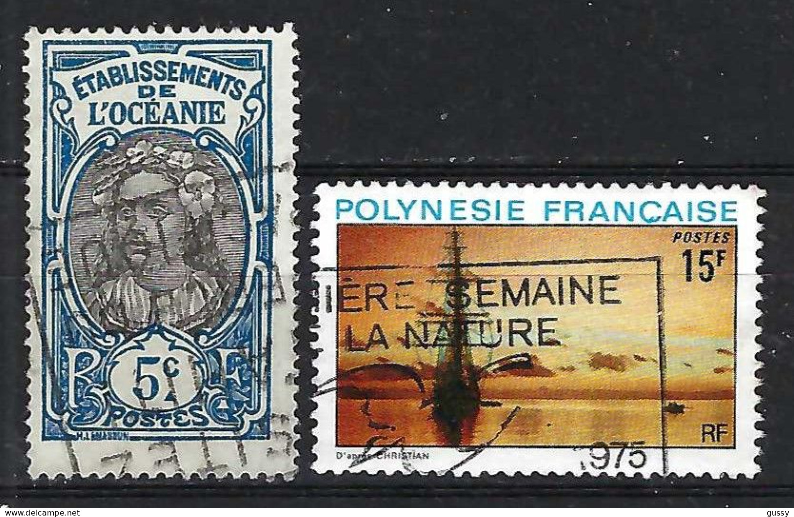 POLYNESIE FRANCAISE Ca.1975: Lot D 'obl. - Oblitérés