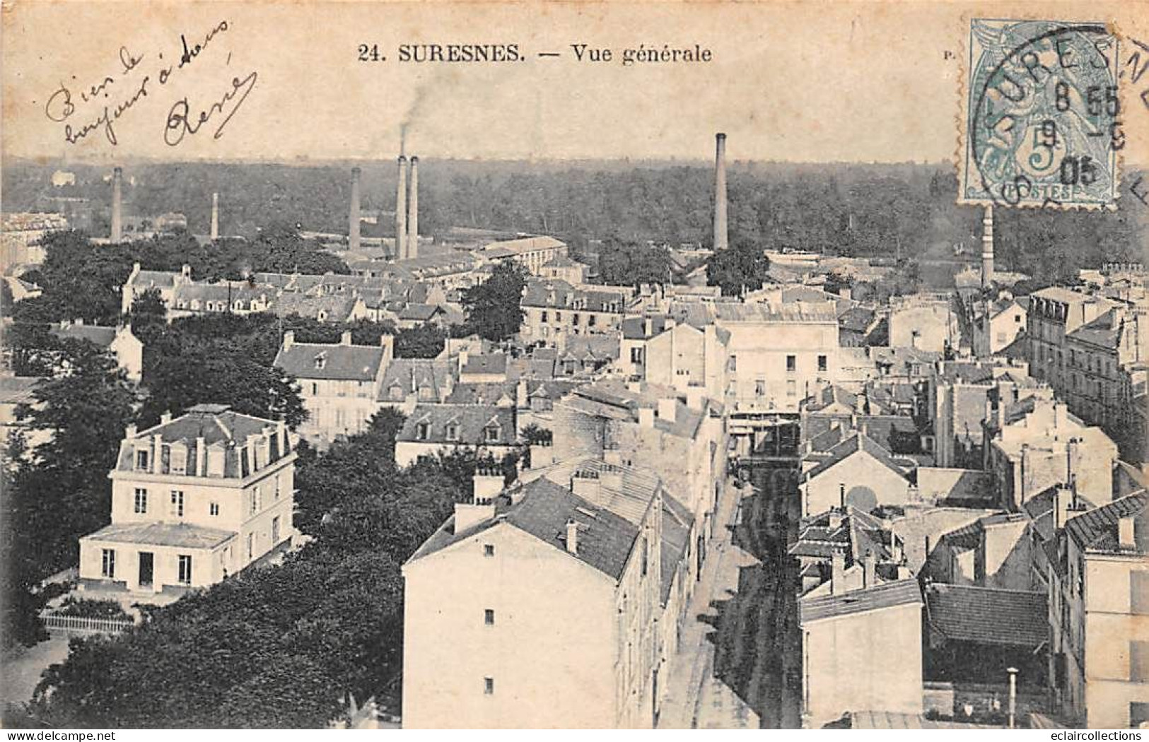 Suresnes          92             Vue Générale         N°24      (voir Scan) - Suresnes