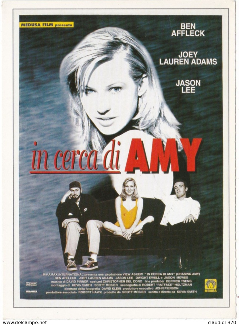 CINEMA - IN CERCA DI AMY - 1997 - PICCOLA LOCANDINA CM. 14X10 - Publicidad