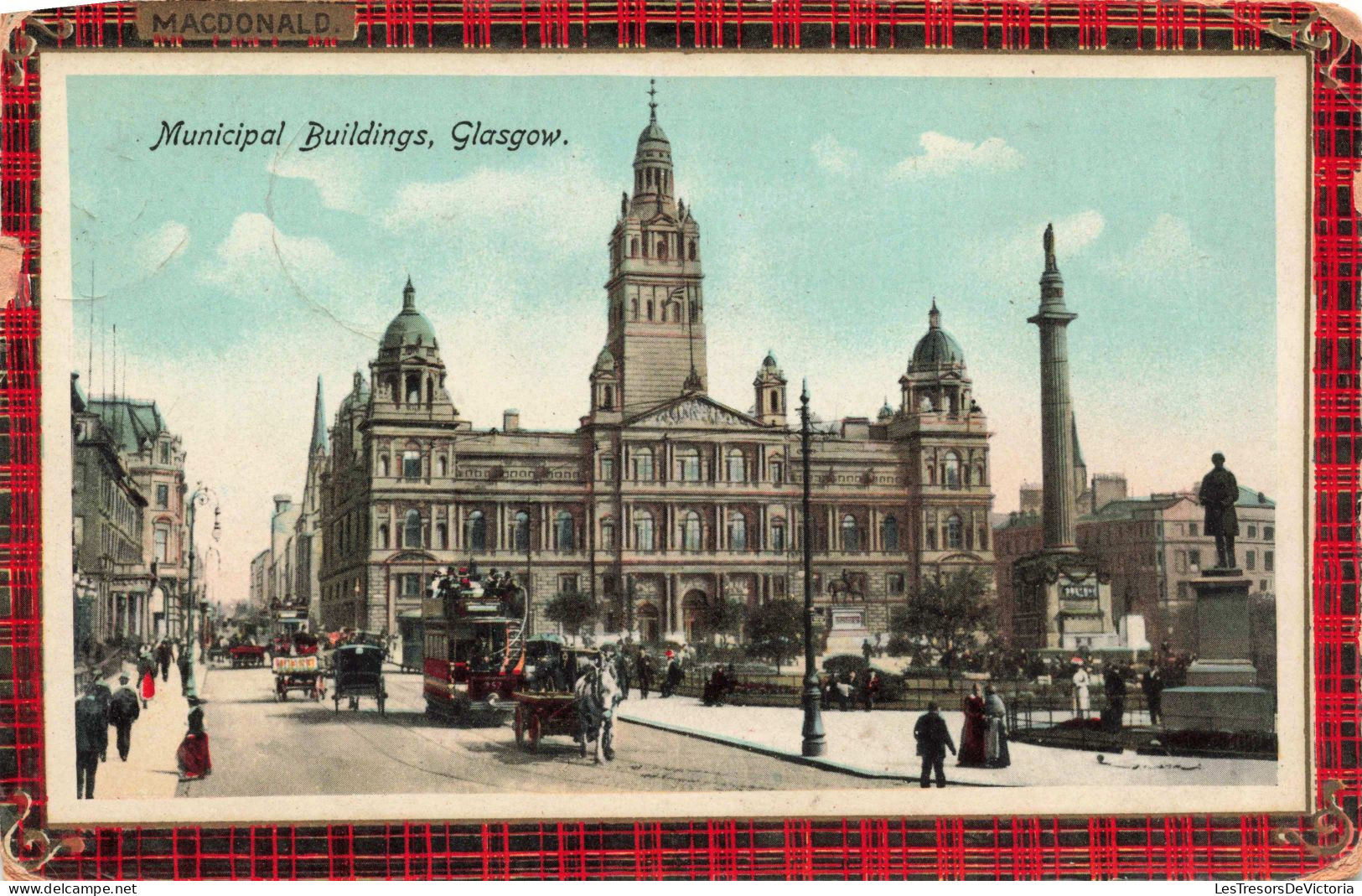 ECOSSE - Glasgow - Municipal Buildings - Carte Postale Ancienne - Lanarkshire / Glasgow