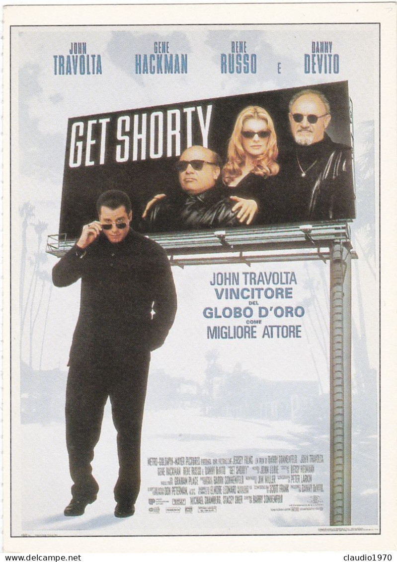 CINEMA - GET SHORTY - 1995 - PICCOLA LOCANDINA CM. 14X10 - Werbetrailer