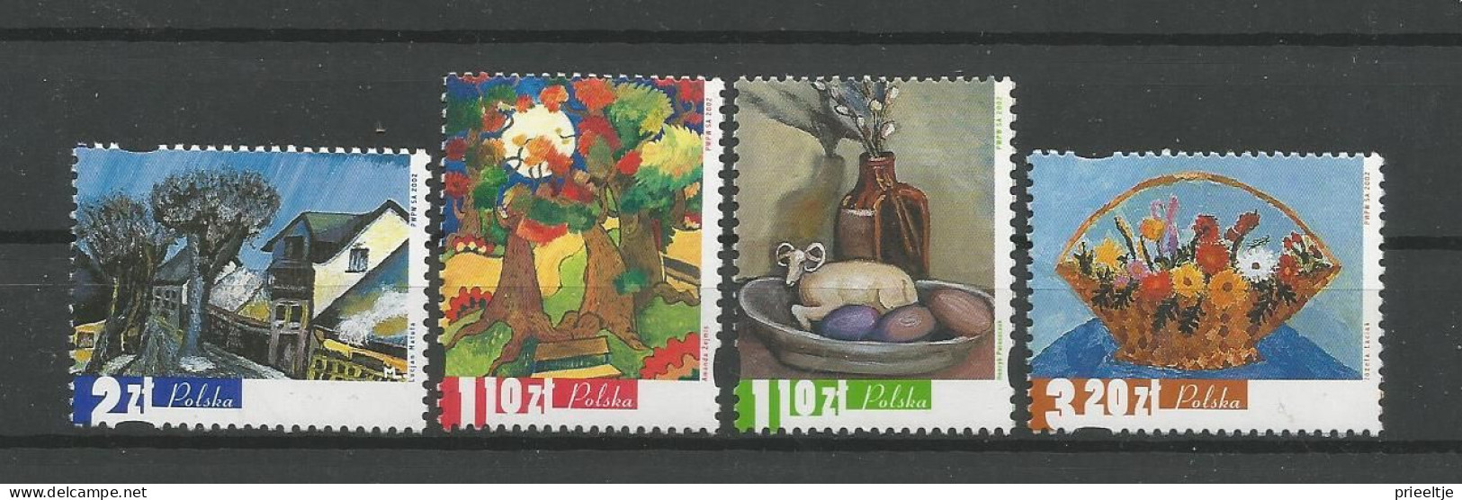 Poland 2002 The Four Seasons  Y.T. 3730/3733  ** - Neufs