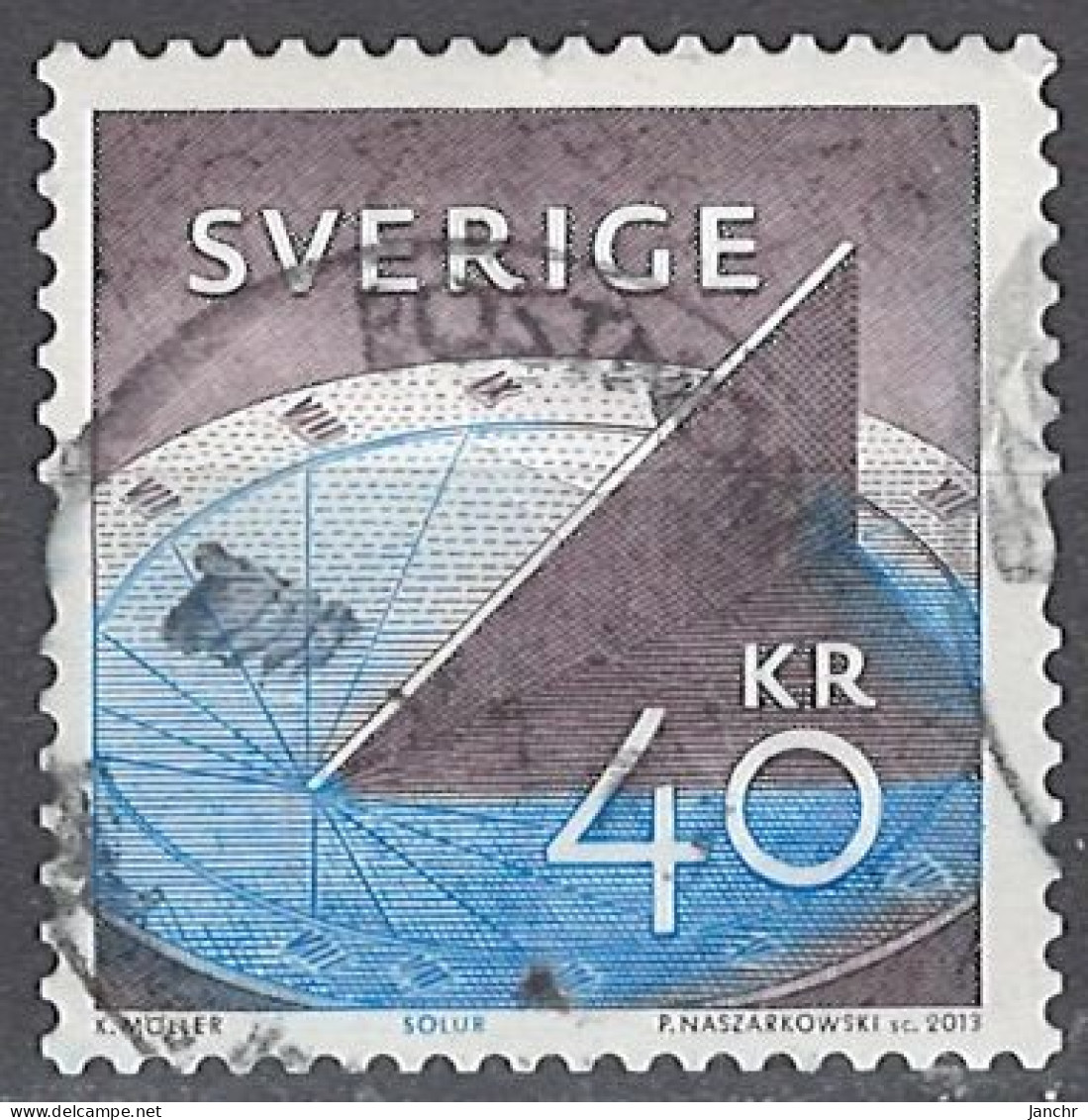 Sweden 2013. Mi.Nr. 2939, Used O - Used Stamps