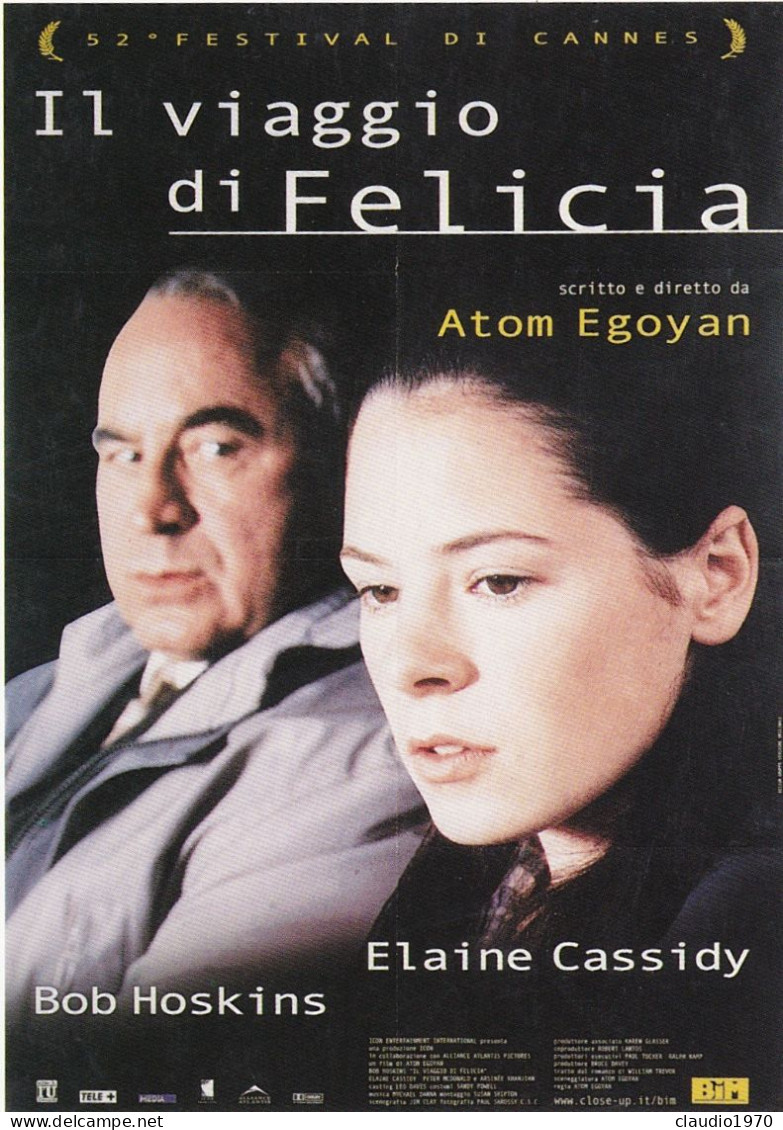 CINEMA - IL VIAGGIO DI FELICIA - 1999 - PICCOLA LOCANDINA CM. 14X10 - Publicité Cinématographique