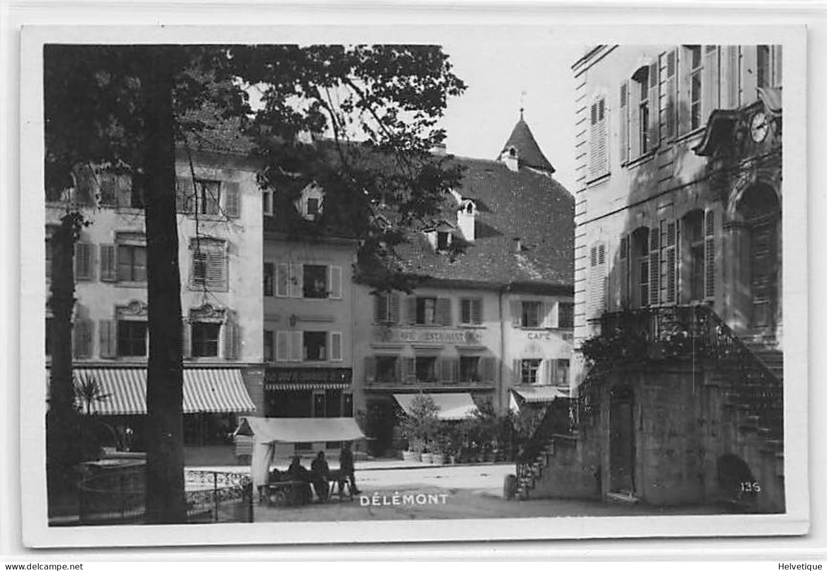 Delémont Hôtel De Ville Place De La Liberté 1929 - Delémont