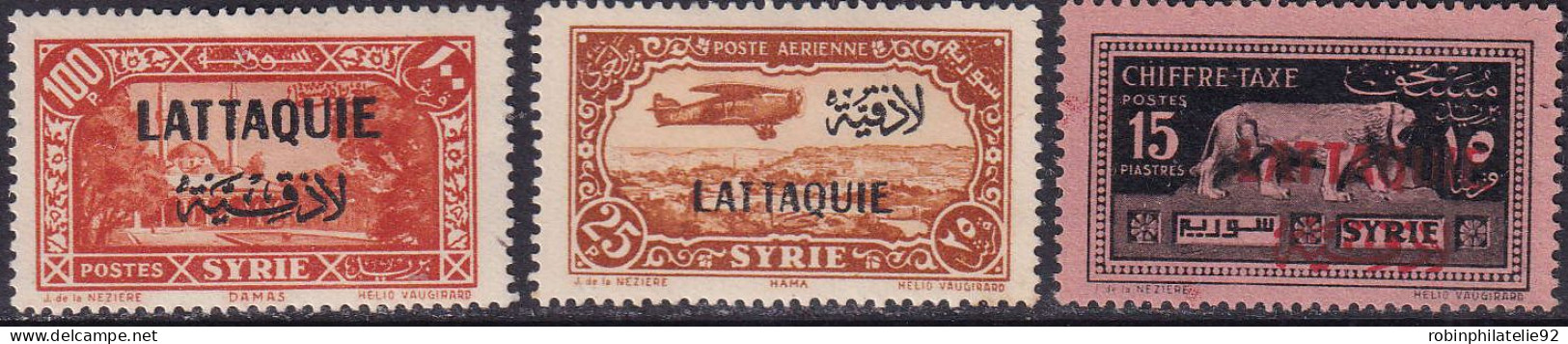 Lattaquié  N°1/22 +PA1/11 +T1/2  35 Valeurs Qualité:* - Unused Stamps