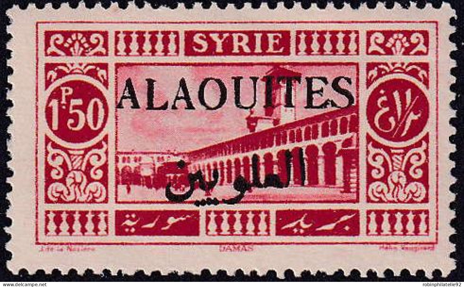 Alaouites  N°28a  Surcharge Noire Qualité:** - Unused Stamps
