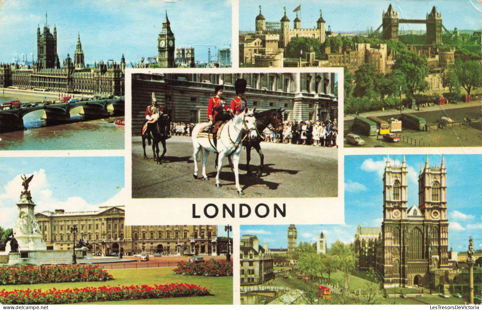 ANGLETERRE - London - The House Of Parliament And Westminster Bridge - Carte Postale Ancienne - Houses Of Parliament