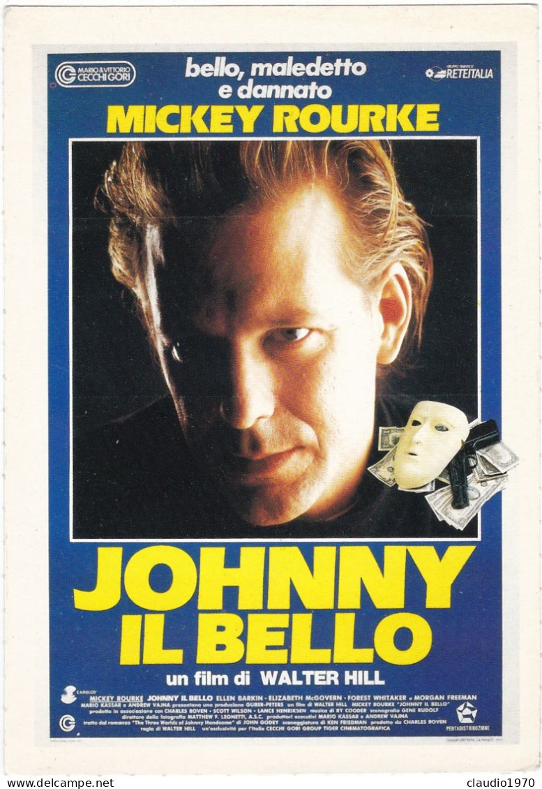 CINEMA - JOHNNY IL BELLO - 1989 - PICCOLA LOCANDINA CM. 14X10 - Pubblicitari