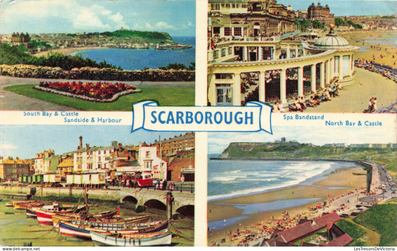 ANGLETERRE - Scarborough - South Bay & Castle - Carte Postale Ancienne - Scarborough