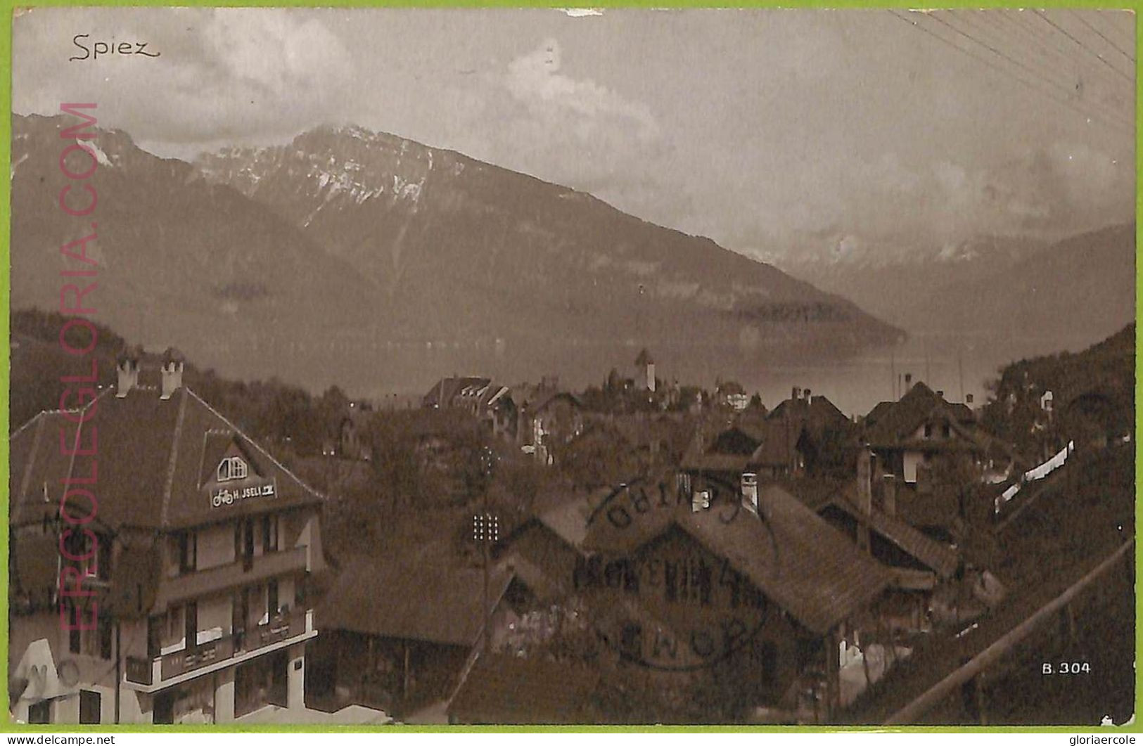 Ad4980 - SWITZERLAND Schweitz - Ansichtskarten VINTAGE POSTCARD - Spiez - 1913 - Spiez